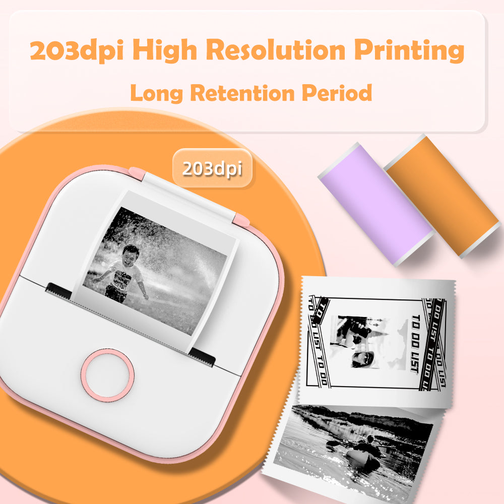 Mini portable inkless printer