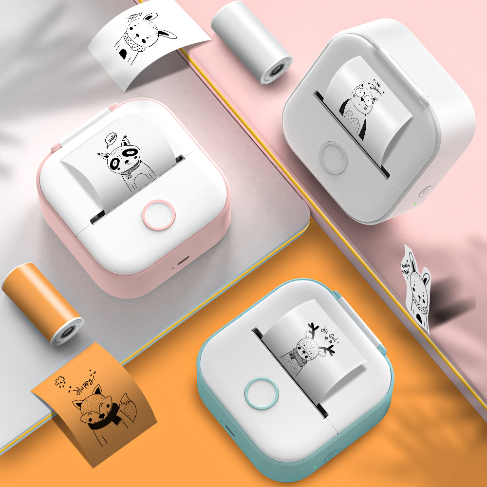 Mini portable inkless printer