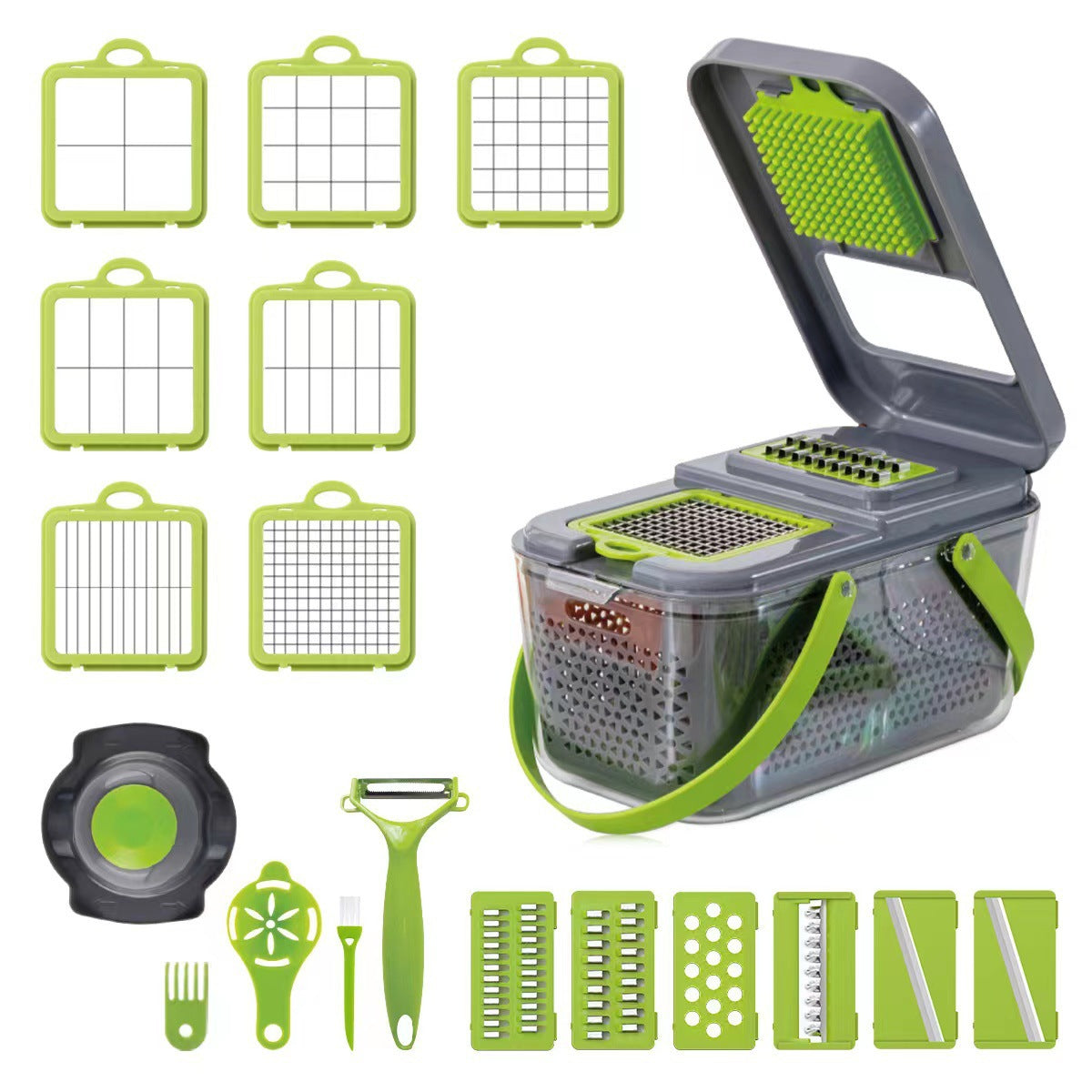 Ultimate 22-Piece Multi-Function Kitchen Chopper & Storage Set